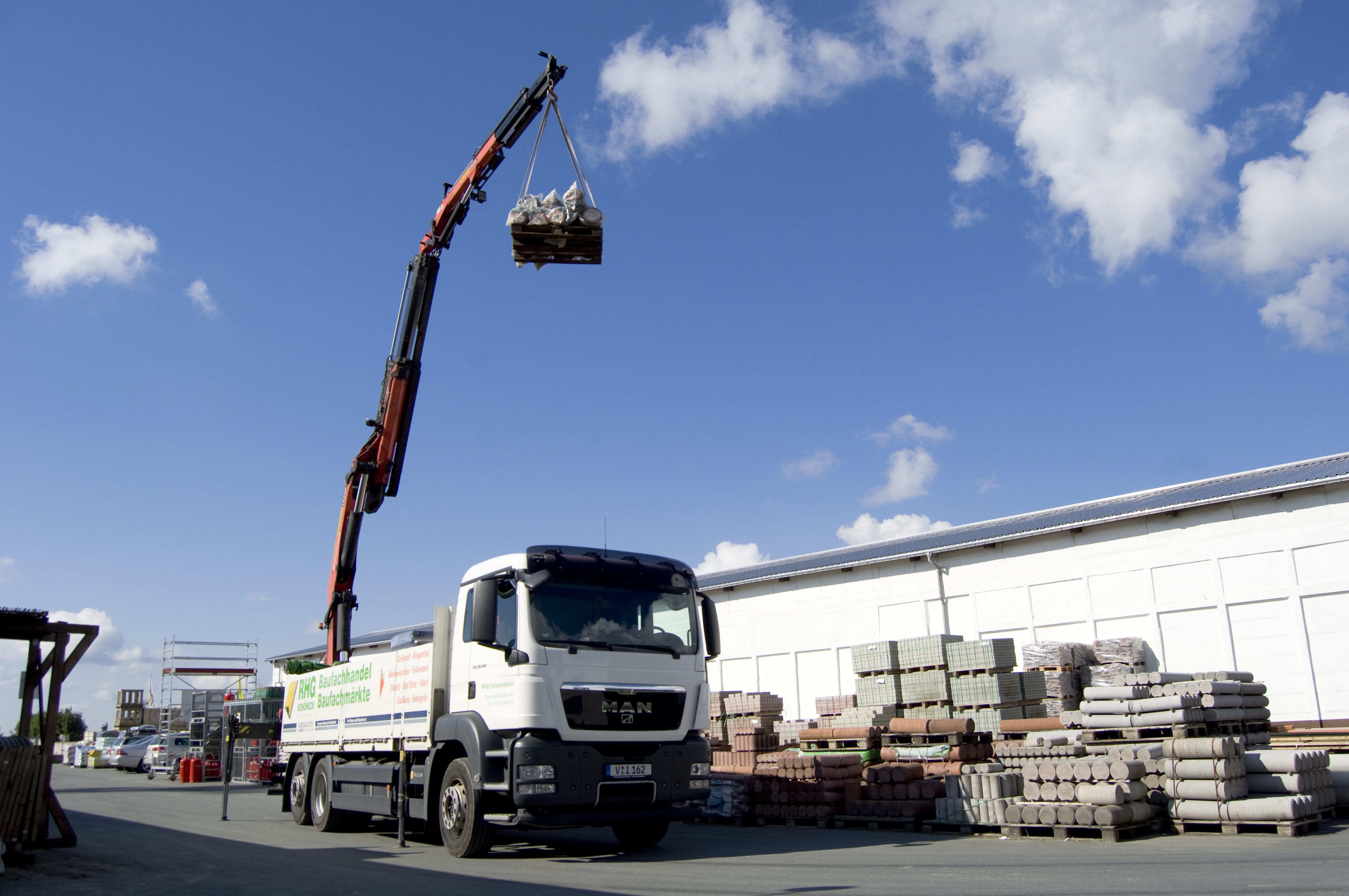 Special Crane Logistics Rhg Baufachhandel Schoneck